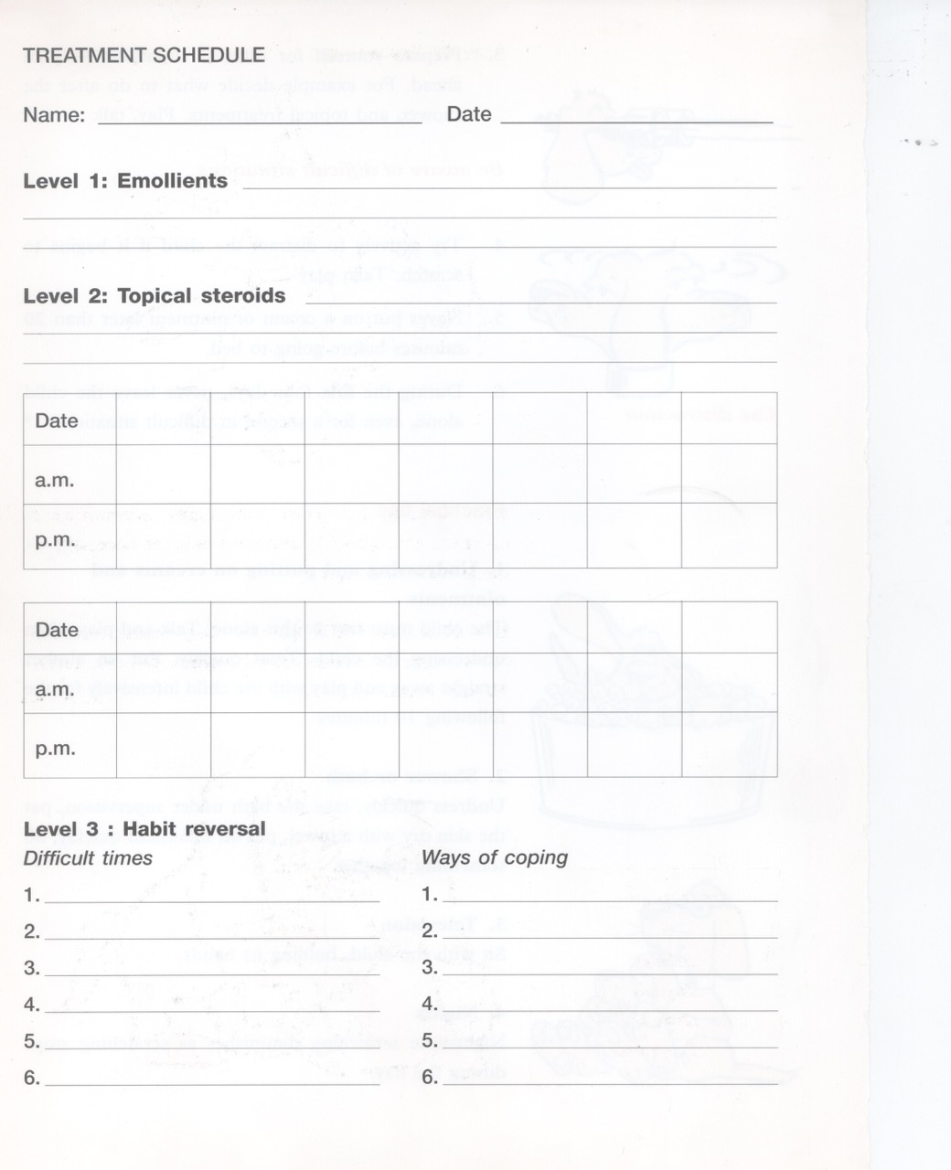 treatment-schedule-ycp-patient-handbook