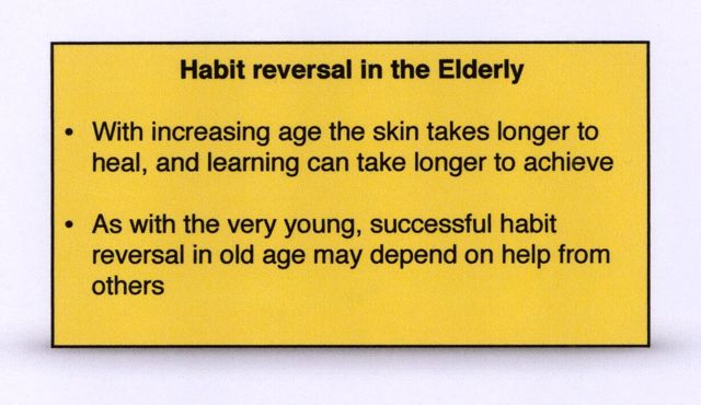 Elderly Habit reversal